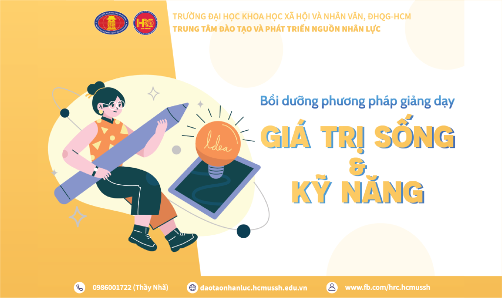 Phương pháp giảng dạy Giá trị sống và Kỹ năng sống (Khóa 10) – Khai giảng 09/06/2023