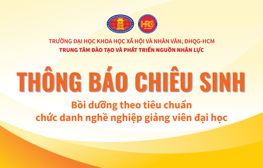 Thông báo về việc chiêu sinh khóa Bồi dưỡng theo tiêu chuẩn chức danh nghề nghiệp giảng viên đại học năm 2024