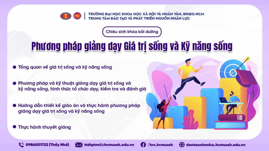 Phương pháp giảng dạy Giá trị sống và Kỹ năng sống (Khóa 18) – Khai giảng 24/06/2024