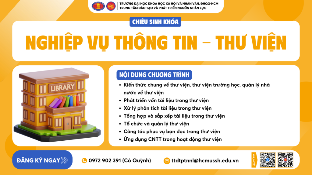 Bồi dưỡng nghiệp vụ công tác thư viện cho nhân viên chuyên trách thư viện, viên chức kiêm nhiệm tại cơ sở giáo dục trên địa bàn tỉnh Tây Ninh năm 2024