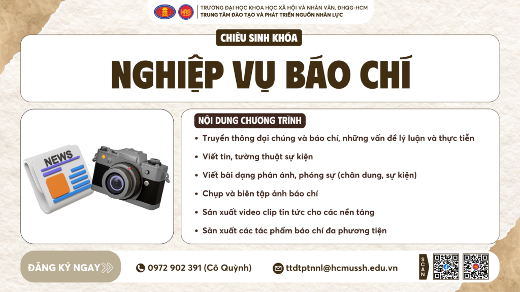 Nghiệp vụ Báo chí (Khóa BCNV.LV08)