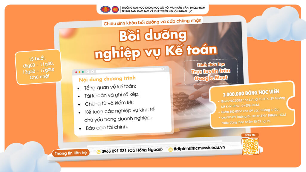 Bồi dưỡng nghiệp vụ Kế toán (Khoá 4) – Khai giảng 12/10/2025