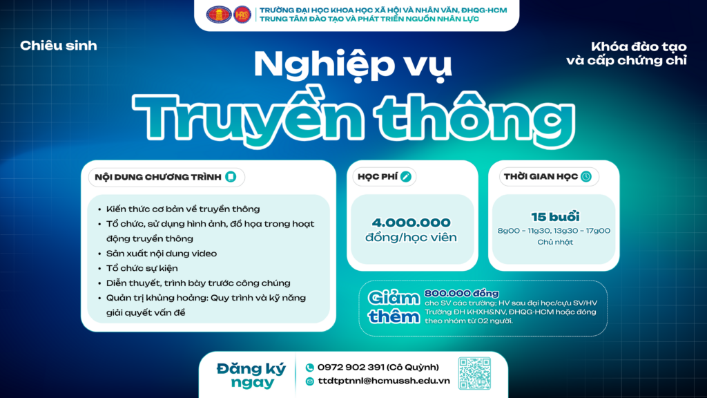 Nghiệp vụ Truyền thông (Khóa 11) – Học ngày 29/03/2026