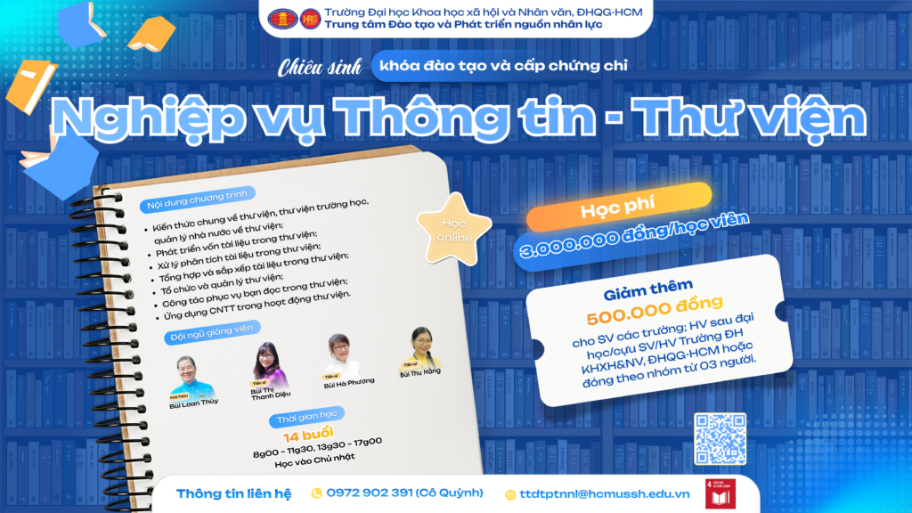 Nghiệp vụ Thông tin – Thư viện (Khóa 25) – Học ngày 05/04/2026