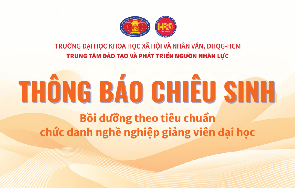 Thông báo về việc chiêu sinh khóa Bồi dưỡng theo tiêu chuẩn chức danh nghề nghiệp giảng viên đại học năm 2026