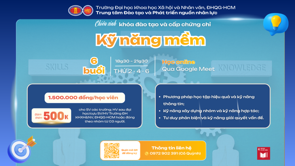 Kỹ năng mềm (Khóa 18) – Khai giảng 03/06/2026