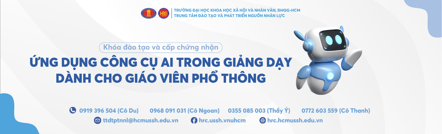 Ứng dụng công cụ AI trong giảng dạy dành cho giáo viên phổ thông