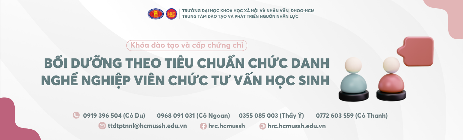 Bồi dưỡng theo tiêu chuẩn chức danh nghề nghiệp viên chức tư vấn học sinh